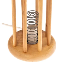 Envostar Harmony-saltlampe med lyst trebur| Bordlamper