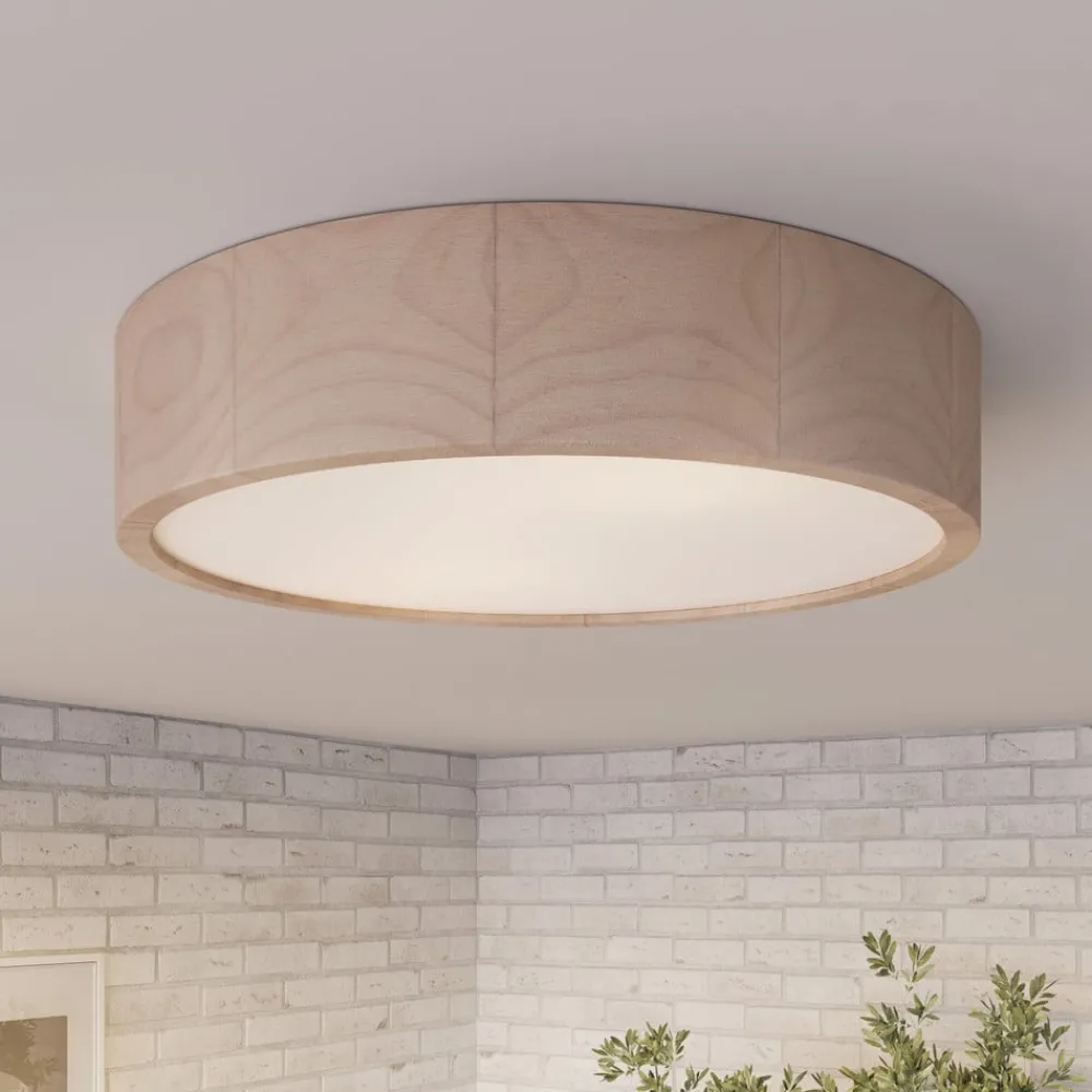 Envostar Kerio taklampe, Ø 37 cm, furu natur| Design- Og Hotellbelysning