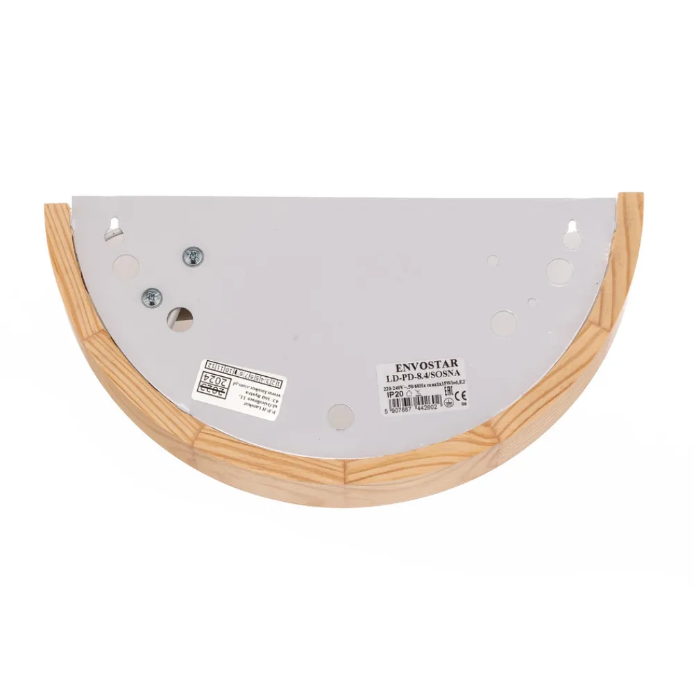 Envostar Kris vegglampe bredde 27,5 cm furu natur Outlet