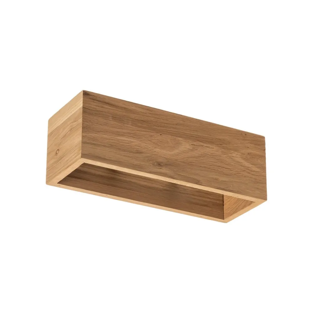 Envostar Kubiko vegglampe, oljet eik| Design- Og Hotellbelysning|Vegglamper