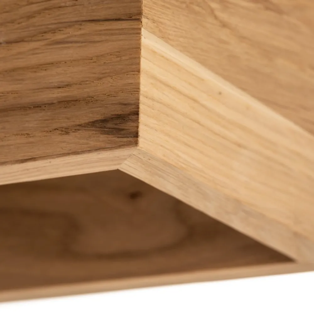 Envostar Kubiko vegglampe, oljet eik| Design- Og Hotellbelysning|Vegglamper