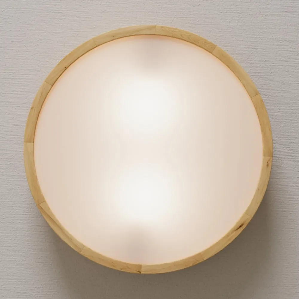 Envostar taklampe Kerio, Ø 37 cm, eik natur| Design- Og Hotellbelysning|Taklamper