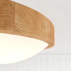 Envostar taklampe Kris, Ø 37 cm, eik natur| Design- Og Hotellbelysning|Taklamper