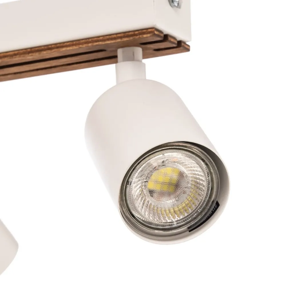 Envostar Tino Downlight 6 lyskilder hvit/tre| Taklamper|Spotter I Tak