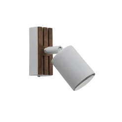 Envostar Tino veggspot 1 lyskilde hvit/tre| Spotter I Tak