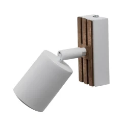 Envostar Tino veggspot 1 lyskilde hvit/tre| Spotter I Tak