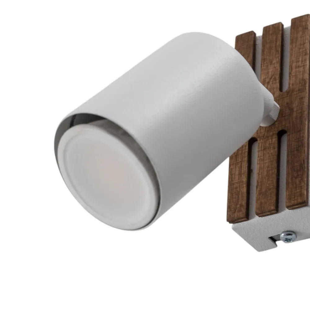 Envostar Tino veggspot 1 lyskilde hvit/tre| Spotter I Tak