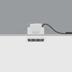 ERCO Compar innfelt wide flood hvit 12cm 10W 940| Skinnesystem