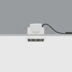 ERCO Compar wide flood dim hvit 12cm10W 930| Skinnesystem