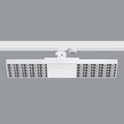 ERCO Jilly 230V BT 15W oval wide 840 hvit/sølv| Skinnesystem