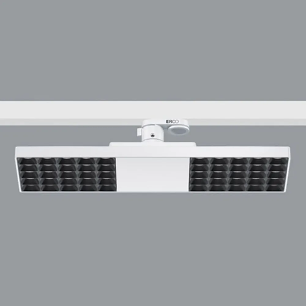 ERCO Jilly 230V 15W extra wide 830 hvit/svart| Skinnesystem