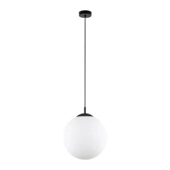 TK Lighting Esme pendellampe, opalt glass, enkeltlys, Ø 35 cm Outlet