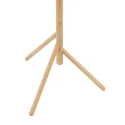 TK Lighting Estera gulvlampe, opalt glass, treramme, 132 cm, 3 lyskilder| Gulvlamper