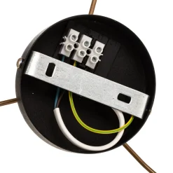 Euluna Duo taklampe tekstil grønn/gull Ø40cm New