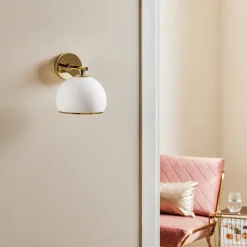 Euluna Mina vegglampe, messing Hot