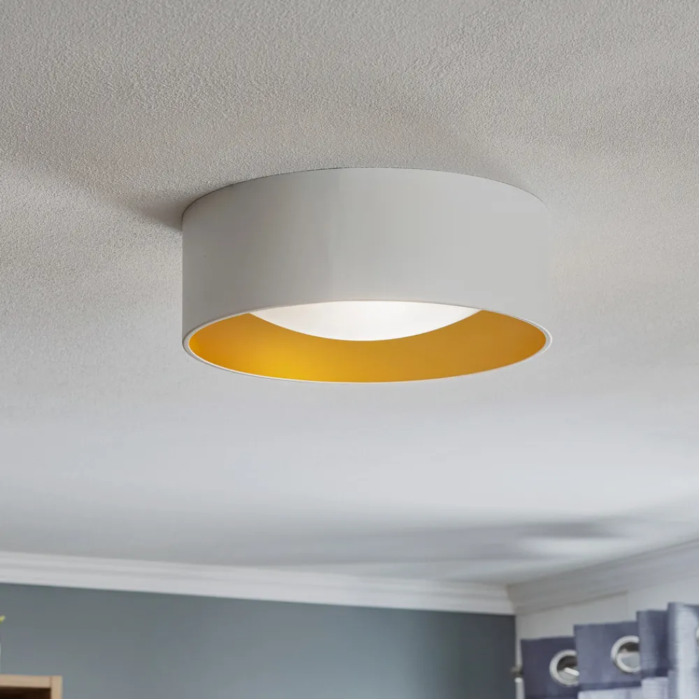 Euluna Moss taklampe, hvit/gull Sale