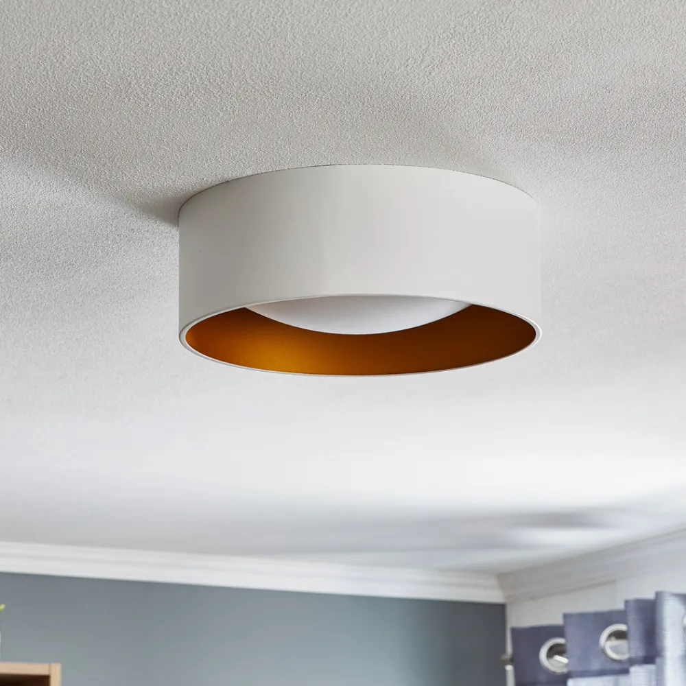 Euluna Moss taklampe, hvit/gull Sale