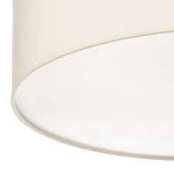 Euluna rulleteppe, stoffskygge ecru, Ø 50 cm Online