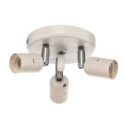 Euluna rulleteppe, stoffskygge ecru, Ø 50 cm Online