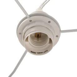 Duolla Euluna Trio hengelampe beige/akvamarin/écru Ø45cm| Pendellamper