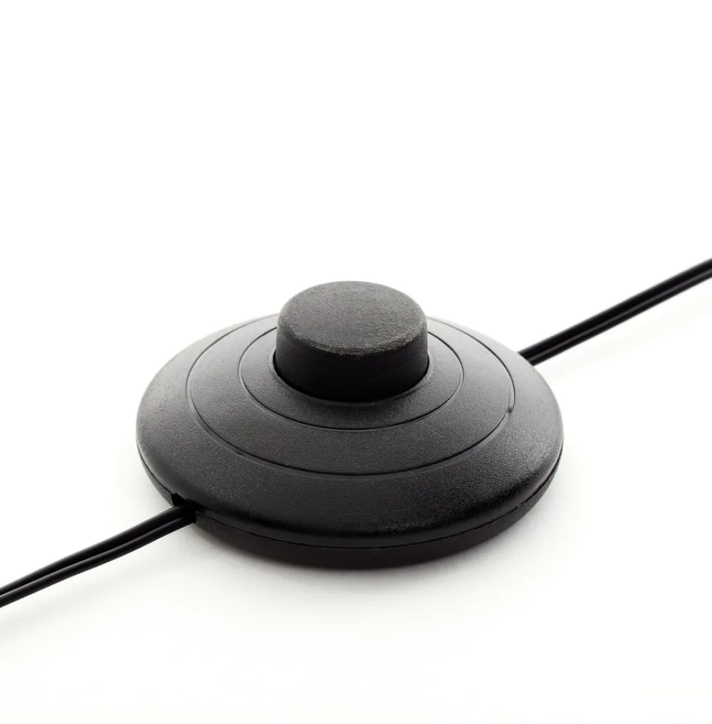 Brilliant Eunice LED-gulvlampe, høyde 150 cm, svart, metall| Gulvlamper