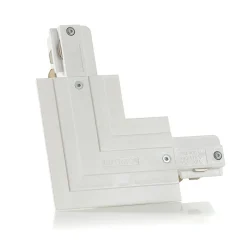 Eutrac L-kontakt med beskyttelsesleder på innsiden, hvit| Butikkbelysning