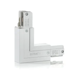 Eutrac L-kontakt med beskyttelsesleder på innsiden, sølv Clearance