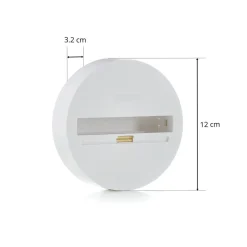 Eutrac Monopoint, utenpåliggende montering, 3-fase, hvit| Skinnesystem