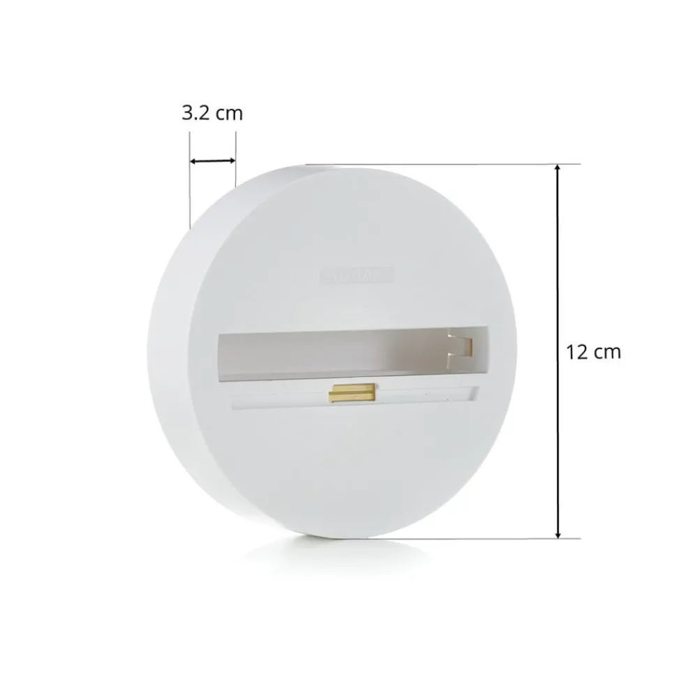 Eutrac Monopoint, utenpåliggende montering, 3-fase, hvit| Skinnesystem