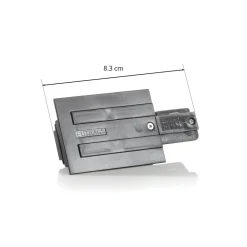 Eutrac -mater til høyre, monteringsskinne, svart Clearance