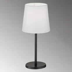 FH Lighting Eve bordlampe med stoffskjerm, svart/hvit| Bordlamper