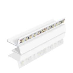 EVN APTBU alu.-profil rettet mot veggen 100cm hvit Best