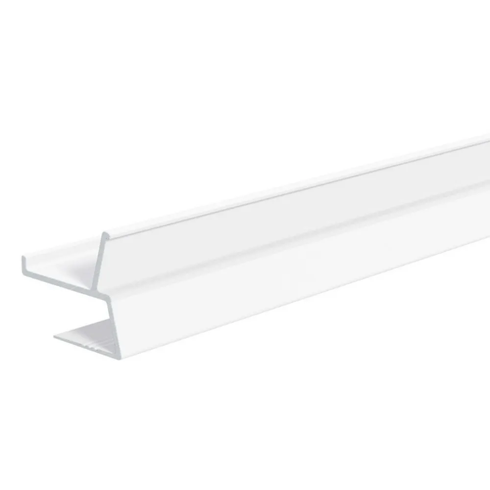 EVN APTBU alu.-profil rettet mot veggen 100cm hvit Best