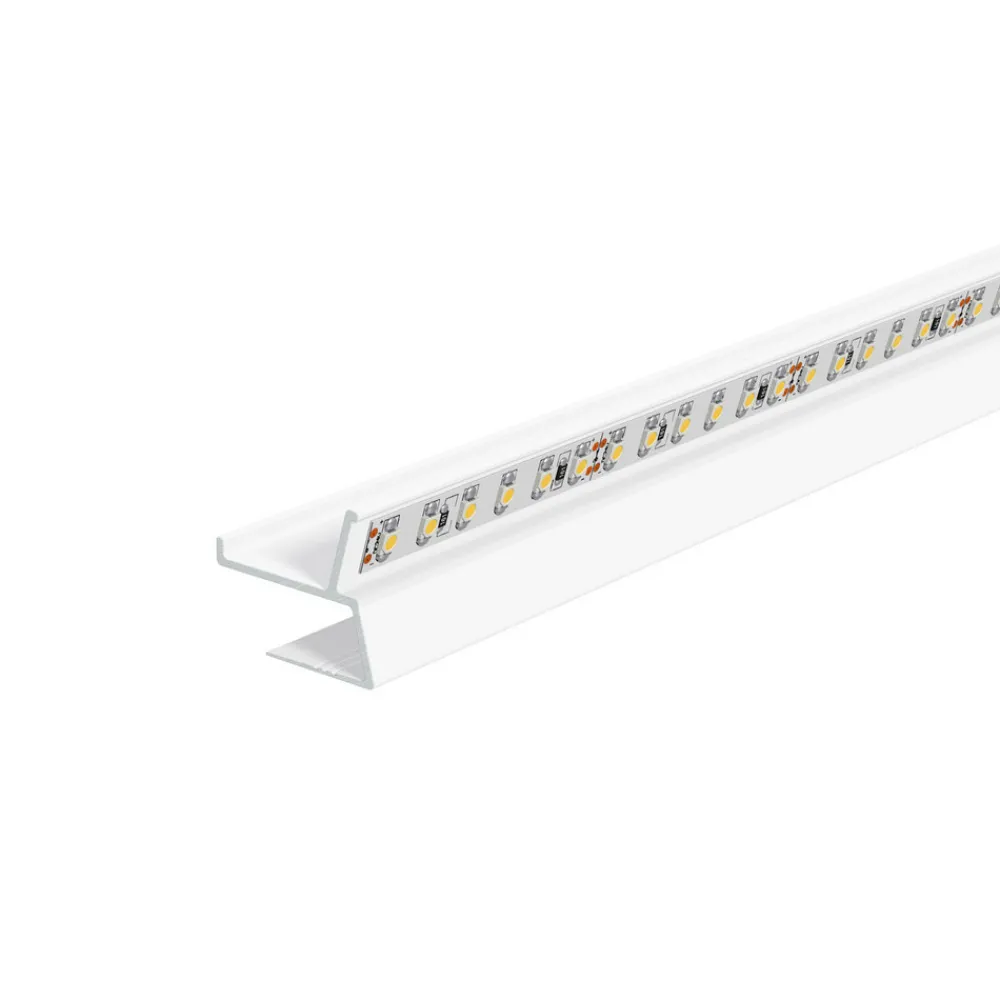 EVN APTBU alu.-profil rettet mot veggen 100cm hvit Best