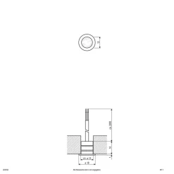 EVN LD2102 lampe12V IP68 Ø1cm, 8cm 0,2W 830| Downlights
