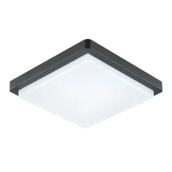 EVN LED utendørs taklampe Tectum, 23x23 cm, antrasitt, 150°, 150| Taklamper Utendørs