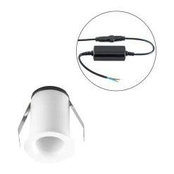 EVN Noblendo LED innfelt taklampe hvit Ø 3,5 cm Online