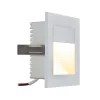 EVN P2170 LED innfelt vegglampe, 3 000 K, sølv