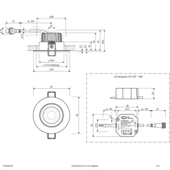 EVN PC65 utendørs innfelte lysarmaturer runde 3000K krom matt Discount