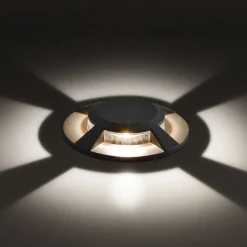 EVN Scopum LED-bakkespot rund x4| Nedfelt Utebelysning|Utespotter