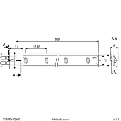 EVN STR6724 LED-stripe, 5 m, 24 W, 4 000 K, IP67 Sale