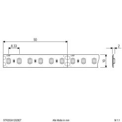 EVN STR2024 LED-stripe IP20 5m 72W 2 700K Online