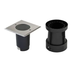 EVN Talpa nedfelt lampe GU10 stål kantet Best