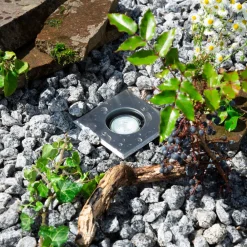 EVN Talpa nedfelt lampe GU10 stål kantet Best