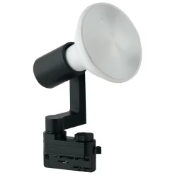 Eco-Light express 3-fase skinne spotlight, E27, svart| Butikkbelysning|Skinnesystem