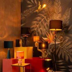 Lucide Extravaganza Chimpanse pendellampe, gull matt/svart Best