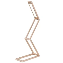 ORION Falto LED oppladbar bordlampe, gullfarget, aluminium, justerbar New