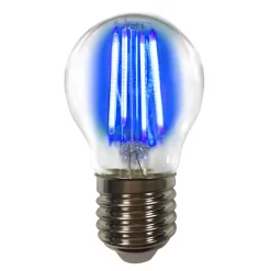 LIGHTME Farget lys E27 4W LED-pære Filament, blå Sale