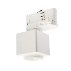 Deko-Light 3-fase skinne D Adapter for stikkontakt, hvit, 1380 W
