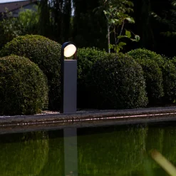 LUTEC Fele LED-veilampe, antrasitt, dreibar New